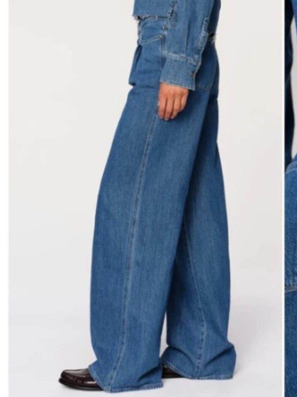 DL1961 Isabel Pleated Wide Leg Jeans North Beach Womens 28 - Picture 5 of 15